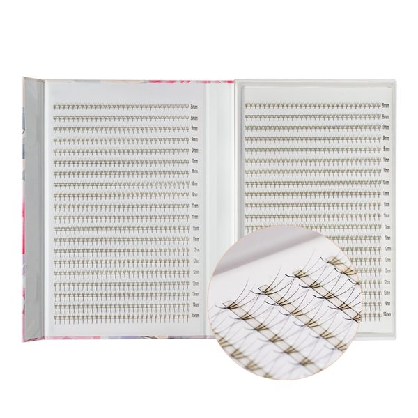 Premium XXL Ετοιμα τουφάκια 40 σειρών 3D (1200fans) (μεμονωμένα νούμερα 7-19mm)