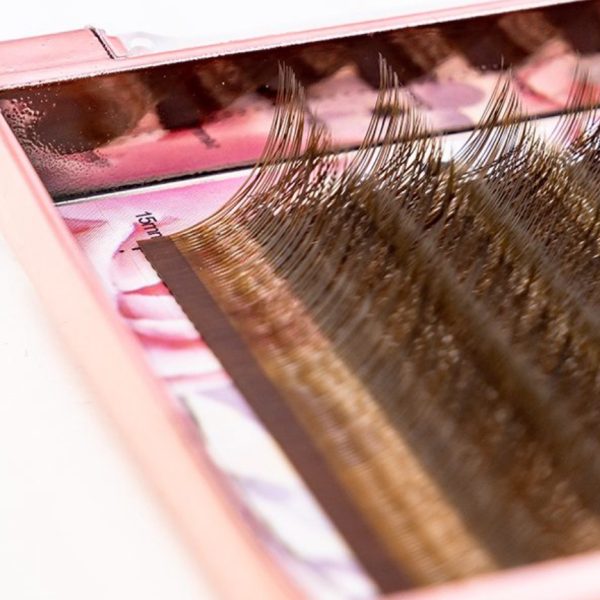 Εξτένσιον Βλεφαρίδες Light Brown 0,07 & 0,15 (Μεμονωμένα νούμερα & Mix 7-15mm)