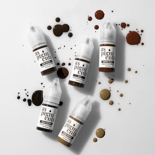AS PIGMENTS-PMU EYEBROW PIGMENTS 6 & 12ml