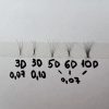 Premium XXL Ετοιμα τουφάκια 40 σειρών 3D L curl (1200fans) (μεμονωμένα) - Image 2