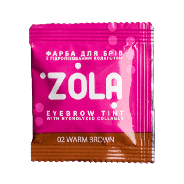 Eyebrow tint with Collagen 02 Warm Brown 5ml Zola