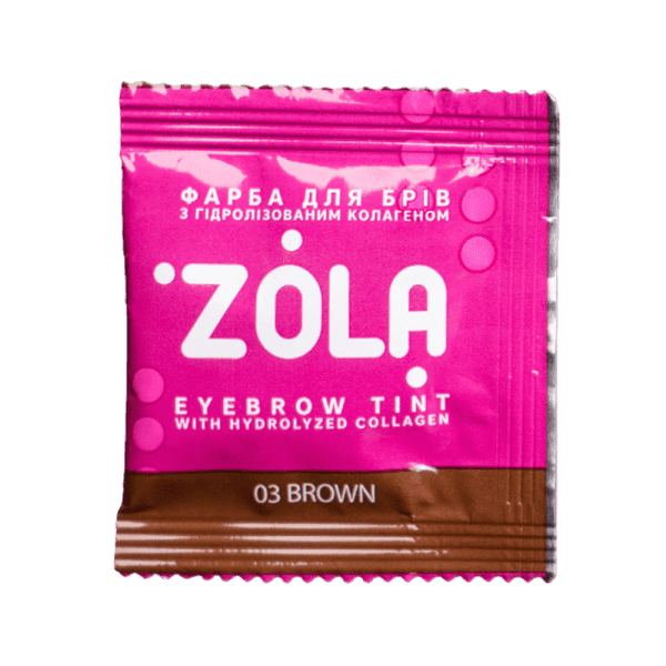 Eyebrow tint with Collagen 03 Brown 5ml Zola