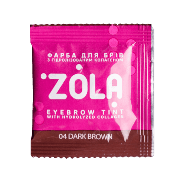 Eyebrow tint with Collagen 04 Dark Brown 5ml Zola